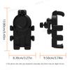 BLALION Motorcycle Cell Phone Holder GPS Shockproof Smartphone Handlebar & Rearview Mirror Mount Airbag Shock Absorber Bracket