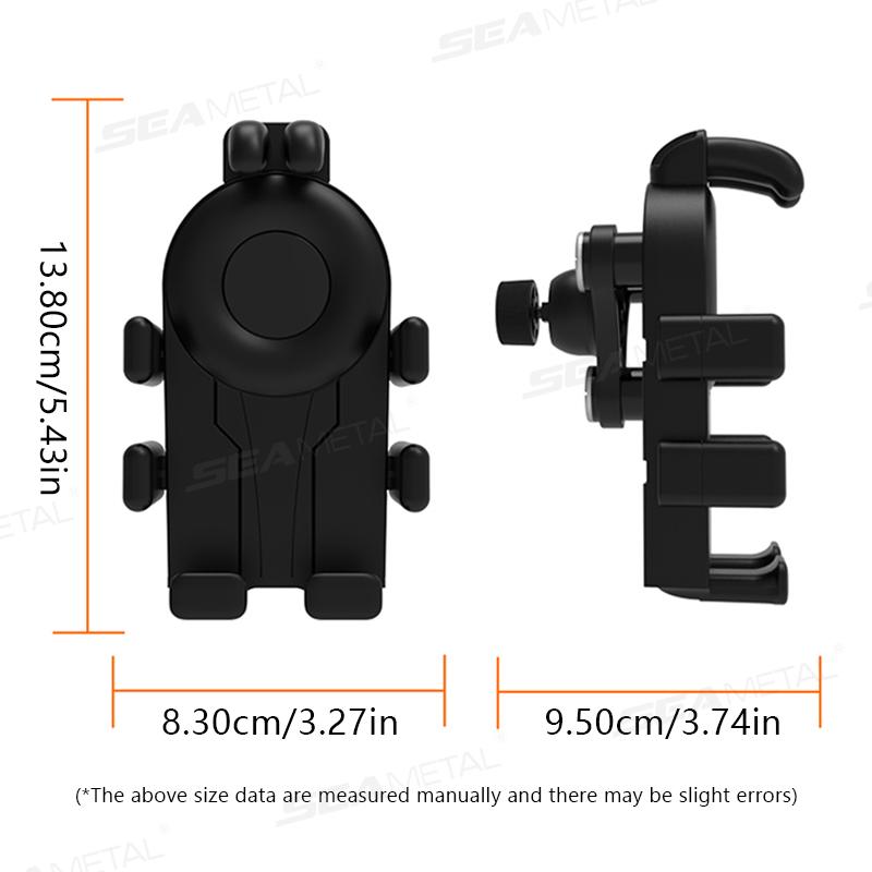 BLALION Motorcycle Cell Phone Holder GPS Shockproof Smartphone Handlebar & Rearview Mirror Mount Airbag Shock Absorber Bracket