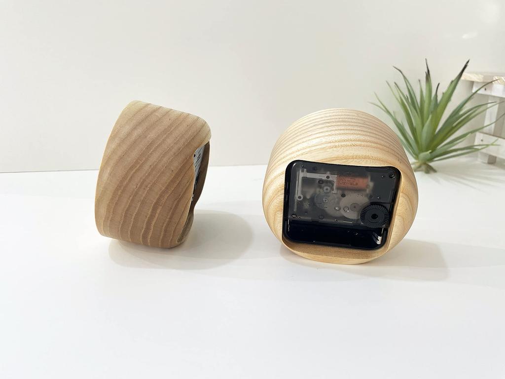 KATOMOKU Mini Clock Ash Limited Edition Brown km-125BR