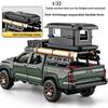 1/24 1:32 TACOMA Tundra Сплав Модель Автомобиля Игрушка Литье под Давлением Металл Звук Свет Оттяжка Внедорожник Пикап Модели Игрушки Подарки для Детей