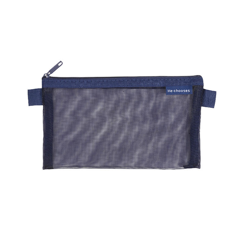 1 шт. Сетчатый прозрачный милый портативный пенал-сумка для ручек и карандашей, школьный офисный принадлежность, простой пенал для хранения