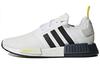 NMD_R1 Stlt Primeknit 'Белый Черный Ярко-Желтый' FV2549