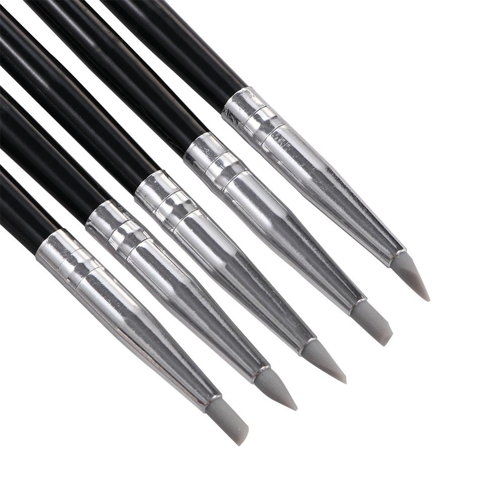 Мягкие силиконовые профессиональные фарфоровые инструменты для ухода за зубами, щетки-ручки из смолы для придания формы зубам