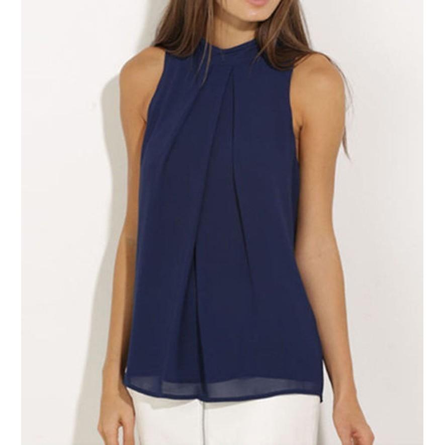 Elegant Summer Chiffon Blouse For Women In 15 Gorgeous Colors And 6 Sizes