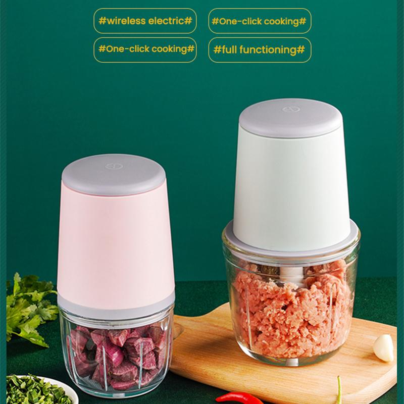 Электрический измельчитель чеснока, 300 мл, мясорубка, мини-пресс для чеснока, измельчитель овощей, машина для измельчения чеснока