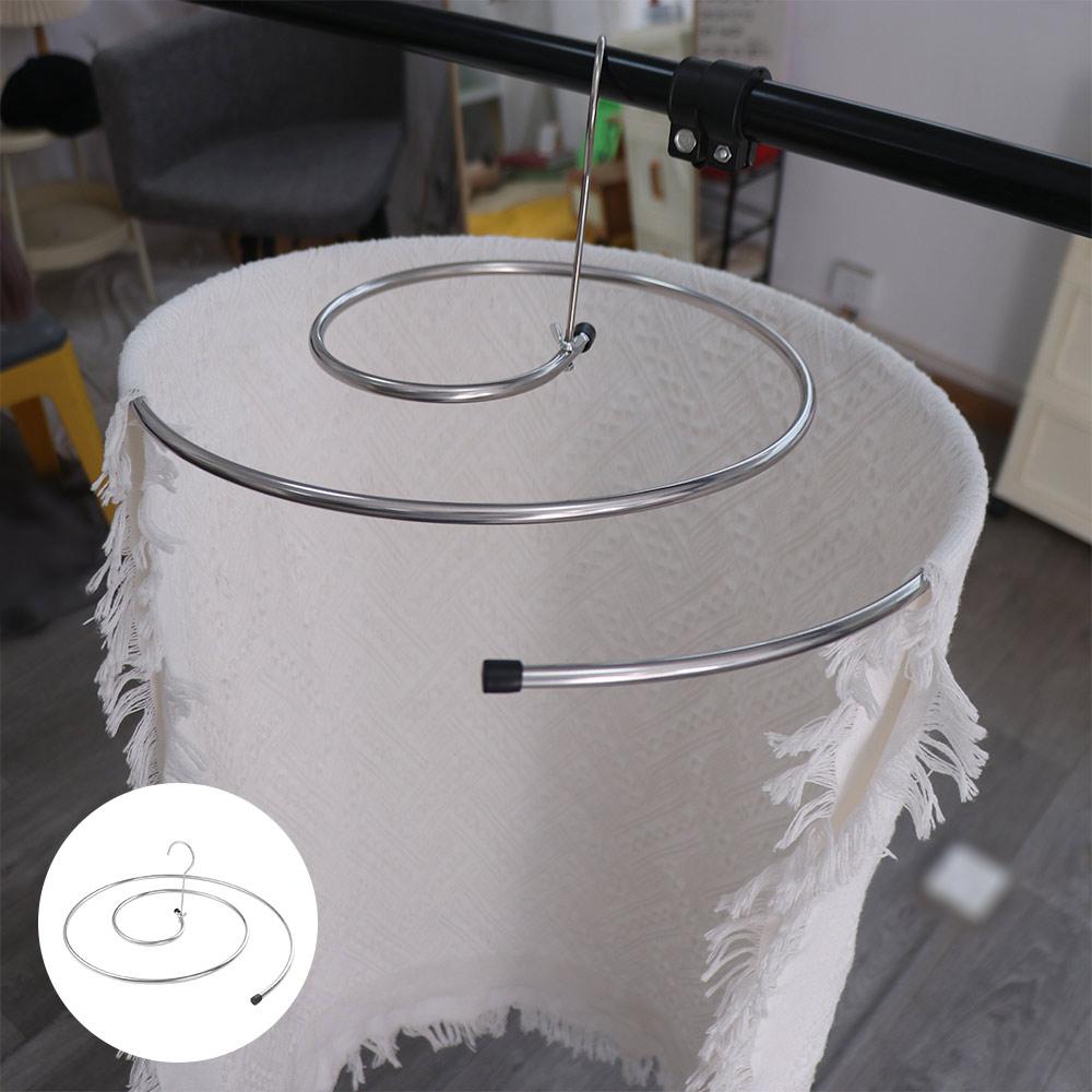 Round Spirals Drying Rack Stainless Steel Spirals Clothes Pole Quilt Sheet Hanger  Balcony