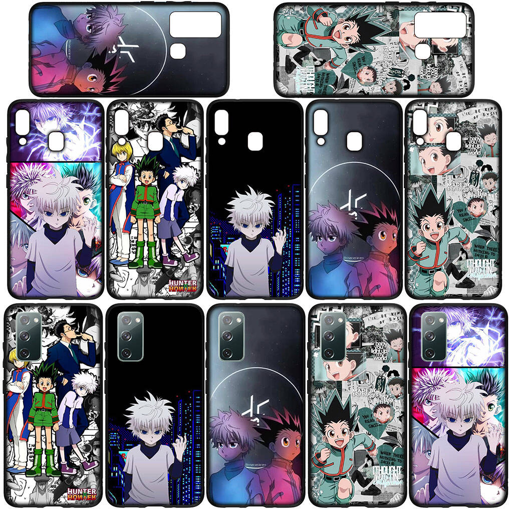 for Samsung Galaxy S25 S24 S23 iPhone 17 16 15 Xiaomi Redmi Note 14 13 12 11 Plus Pro Max XR Case Hunter X Hunter Gon Freecss Killua OPPO Huawei Cover