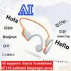 AI 2026 Music Bone Conduction Headphones Wireless Open Ear Sport Headset 20H Non Stop Playtime IPX6 Waterproof with Microphone