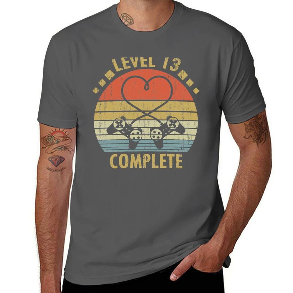 Level 13 Complete 13rd Wedding Anniversary Gift Video Gamer Tshirt Quick Dry Travel Tshirt