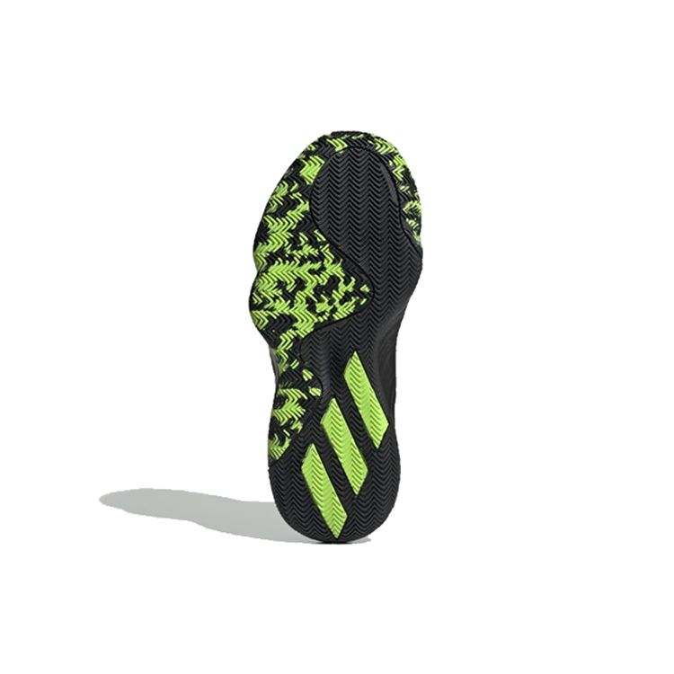 Marvel x adidas D.O.N. Номер 1 J Stealth Spider-Man Детские кроссовки Черный Core-Black Командный-Solar-Green EF2933