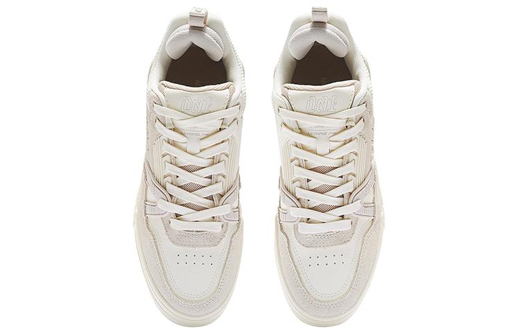 Li Ning 001 BTC Низкие кеды для скейтбординга Женские Белые AGCS104-5