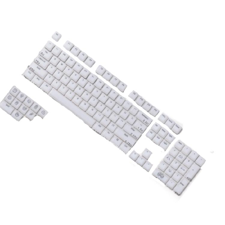 ABS Силиконовые Игровые Колпачки для Клавиш 115 Клавиш Механические Клавиатуры Желейные Пудинги Полупрозрачные Набор Колпачков Маленькие Клавиатуры Колпачки для Клавиш