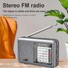 Портативное радио с перезаряжаемой батареей и наушниками FM AM SW Радио карманное Радио Подарки для пожилых