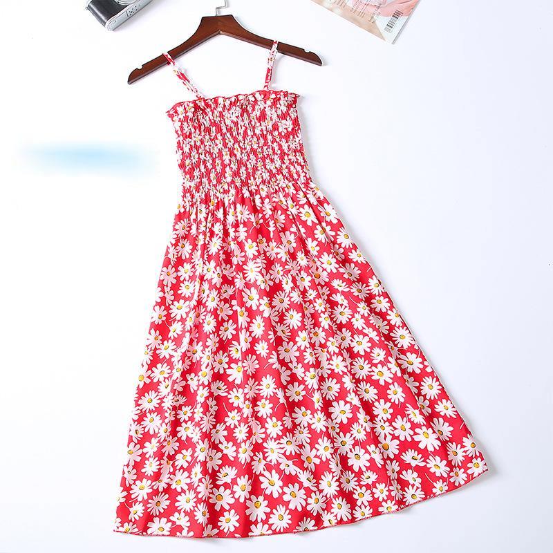 Женский сарафан в горошек, длина мини