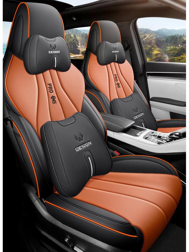 BYD Song PRO All-Season Leather Car Seat Cushion Set - Full Coverage for Five-Seat Models