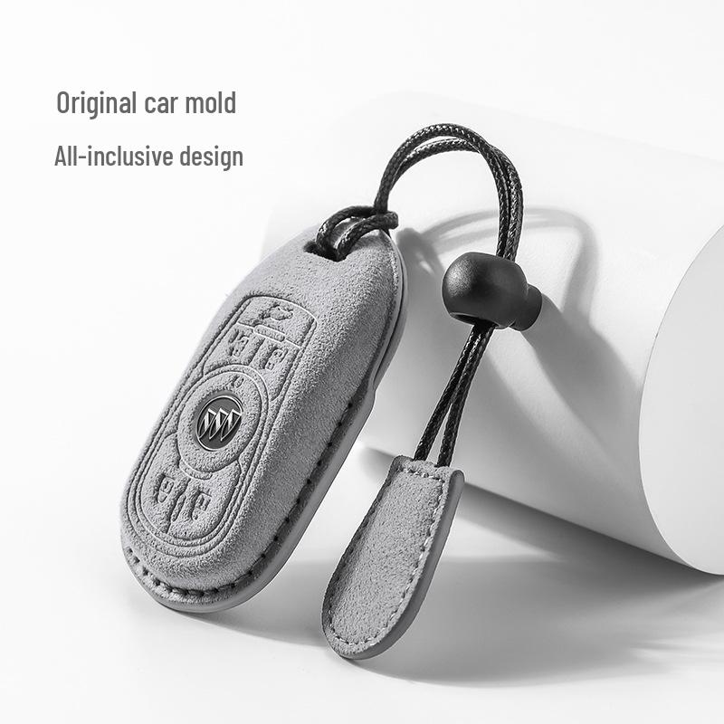 Buick Envision 2023 Suede Key Case for Men & Women - High-End Bag Shell with Buckle