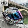 Сертифицированный 3C Bluetooth Всесезонный Ветрозащитный Мотошлем/Скутерный Шлем Полностью Закрытый для Пар