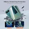 Для Samsung Galaxy Z Flip 7 с держателем для карт [RFID-блокировка] и защитой шарнира и HD-защитой экрана, Прочный противоударный чехол для телефона - Мятно-зеленый