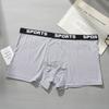 Men's Letter Print Boxer Shorts Soft Breathable Underwear Comfortable Elastic Waistband  Sporty & Casual Boxers Underpants