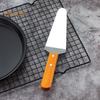 Лопатка для торта с деревянной ручкой, треугольная лопатка из нержавеющей стали, прочная, удобная ручка, лопатка для сыра, пиццы для дома