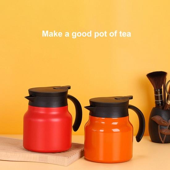 800/1000 мл чайник большой емкости с герметичной изоляцией из нержавеющей стали, термочайник для тушения кофе с фильтром, товары для дома
