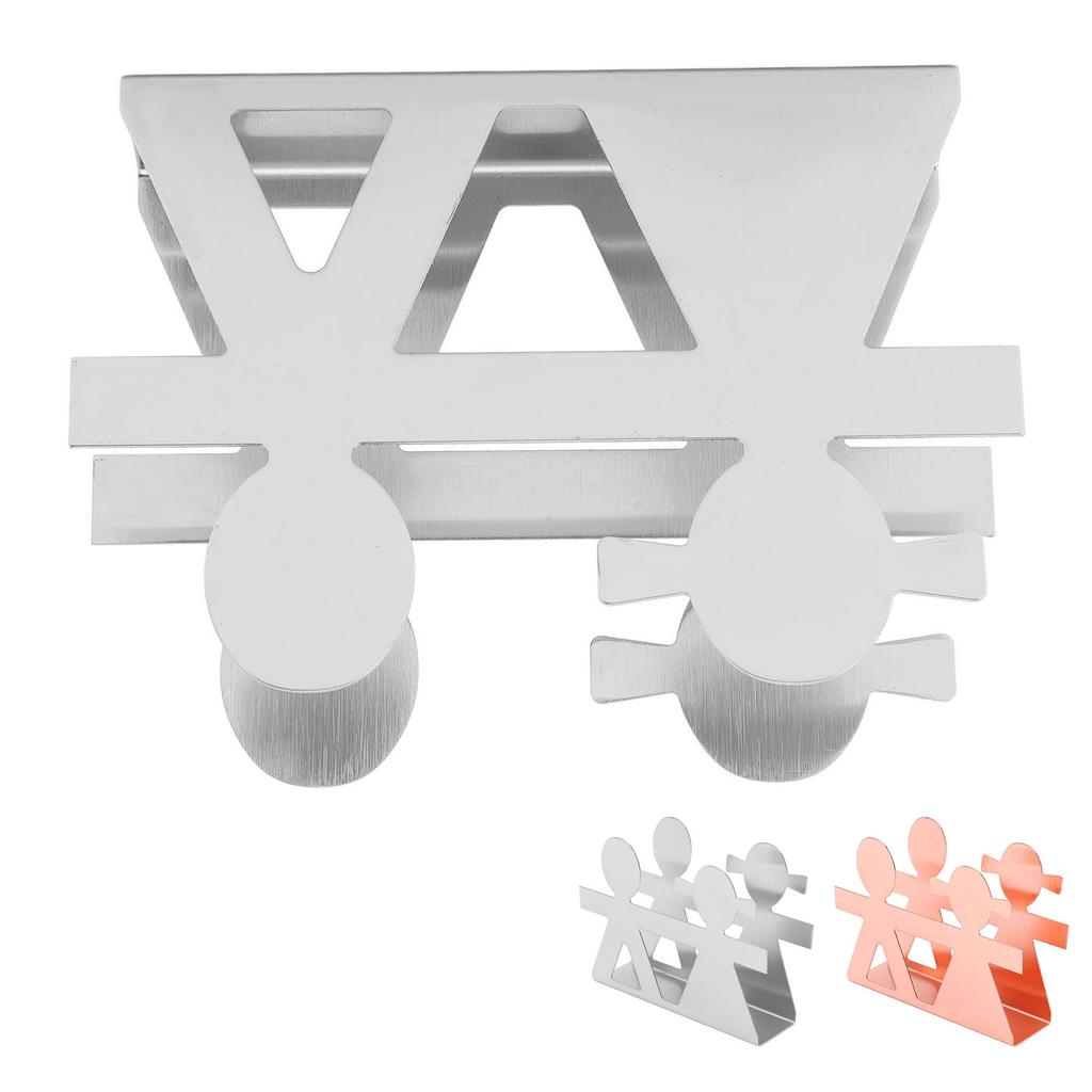 Процесс рисования держателя для салфеток, матовый полированный, пара, полый узор, держатель из нержавеющей стали для кухни