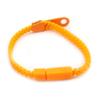 Les Trésors De Lily [R3983] - Orange 'Zip' Resin Bracelet - 6 Mm