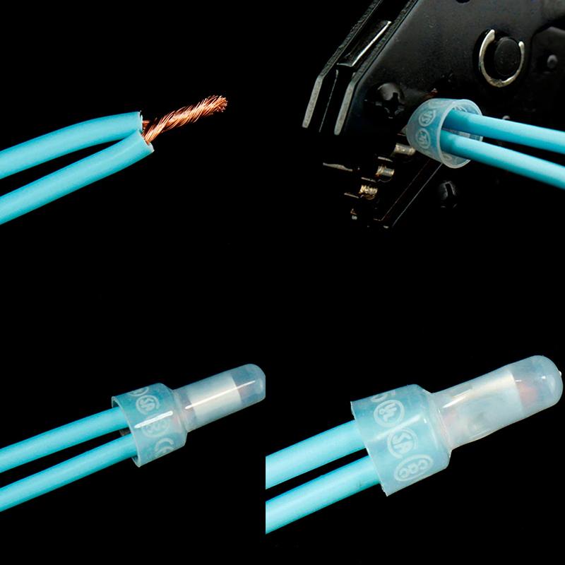 PDTO обжимные клеммы с закрытым концом 105 шт. CE1 CE2 CE5 нейлоновые соединители проводов