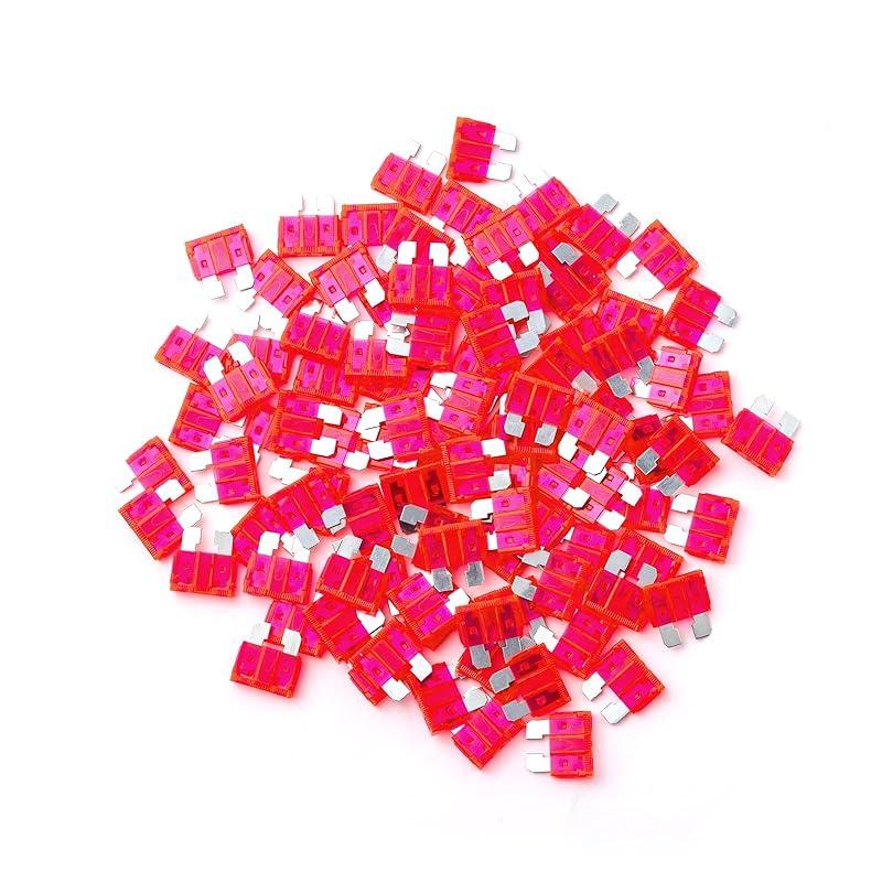 100 шт. предохранителей на 3 А для ОВК, стандартные лезвийные предохранители ATC/ATO, автомобильные предохранители на 3 А для автомобилей, грузовиков, лодок, мотоциклов