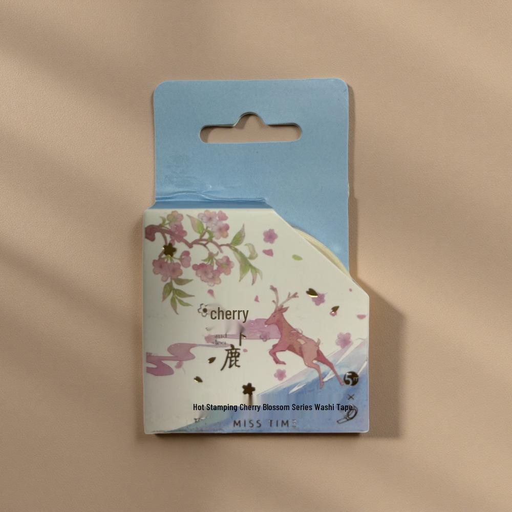 Васи-лента Shiguang Sakura Story - Свежий японский цветочный дизайн для журналов и DIY-коллажей