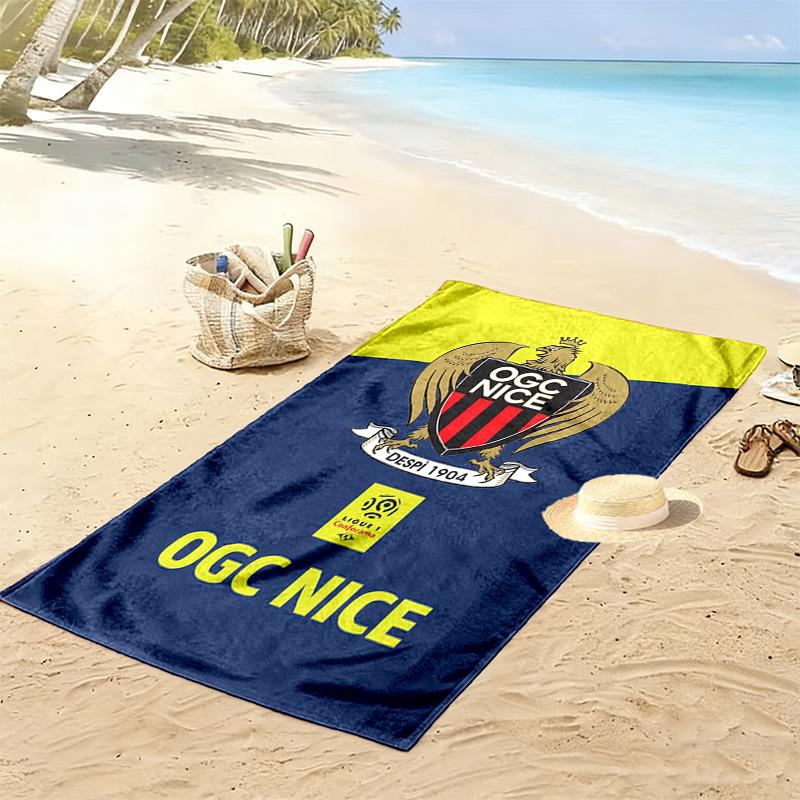 OGC Nice Print Beach Towel, Large Soft Quick Dry Towel for Beach Camping Swimming