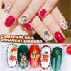 Christmas Glitter Nail Art Decorations Rhinestones Charm Nail Gems Jewelry Fake Nails Accessories Manicure Supplies Tools