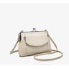 Women's Kiss Lock Crossbody Bag Handbag, with Card Slot and Front Magnetic Buckle Small Bag, Casual Daily Shoulder Bag