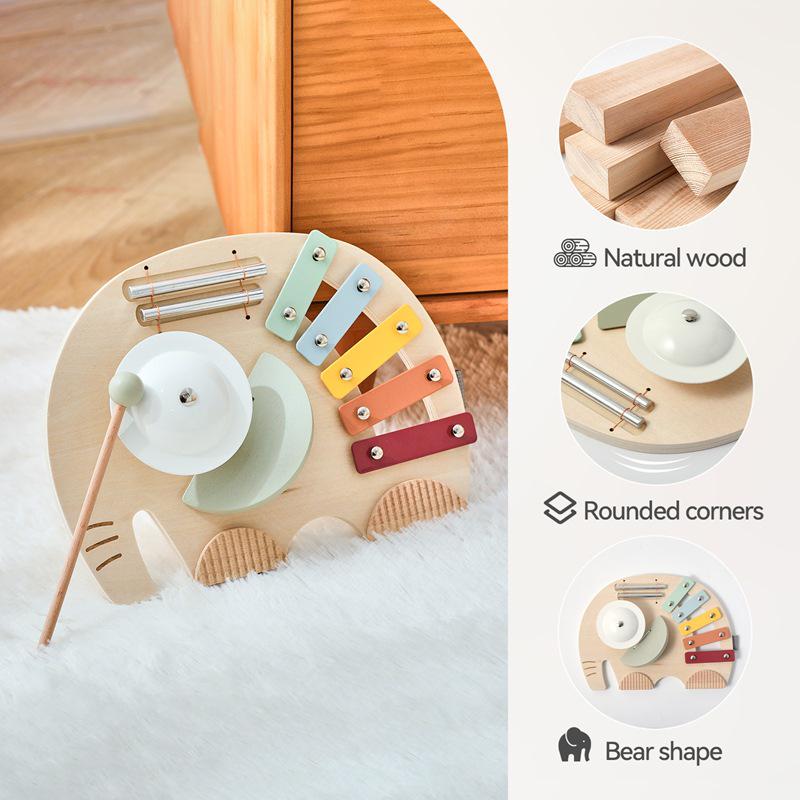 Детская развивающая игрушка ксилофон в виде слона