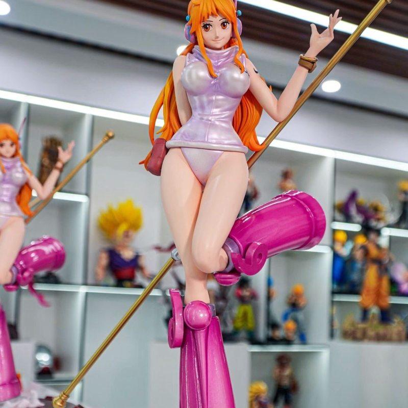 Статуэтка Jt One Piece Нами Серия Острова Яиц Глянцевое Жемчужное Покрытие Магнитное Основание Аниме Коллекционный Мужской Подарок Периферийный Декор