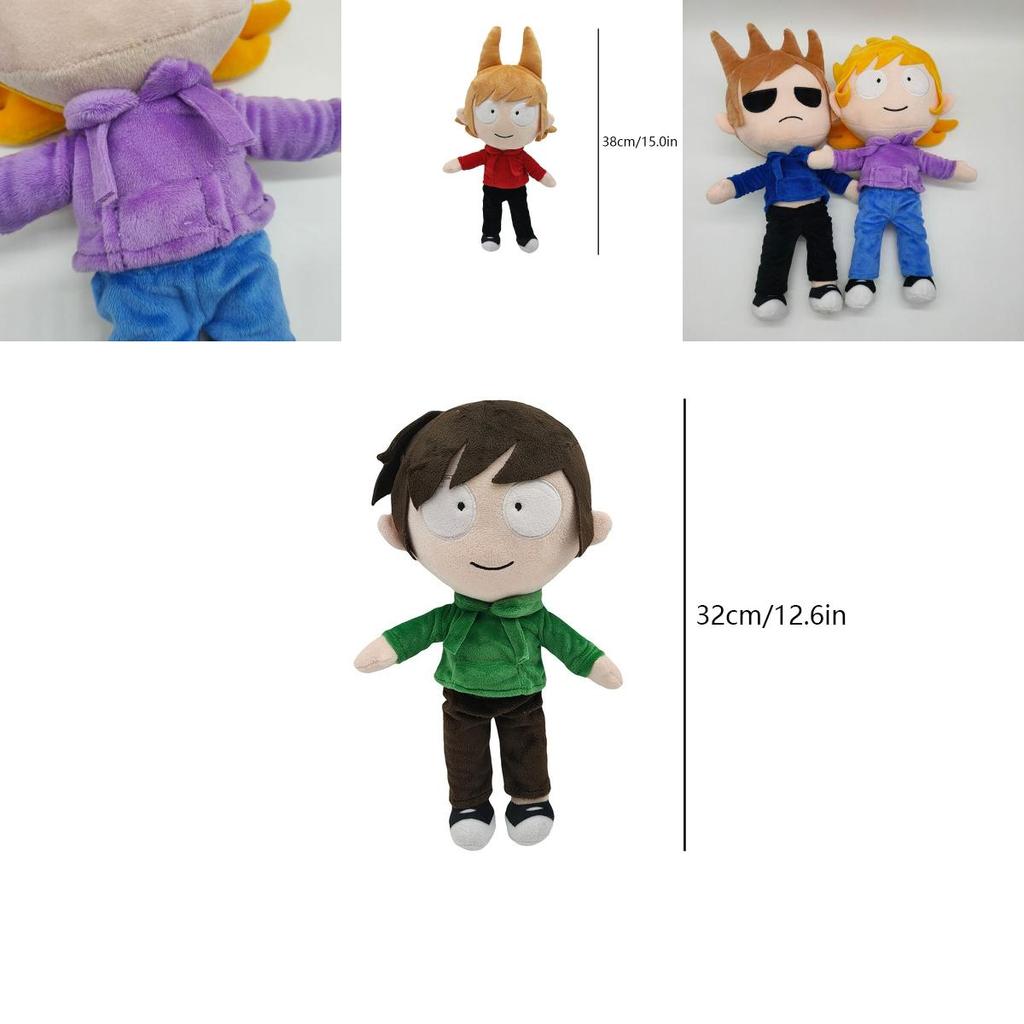 Adorable Eddsworld Plush Cartoon Doll Indoor Plush Toy Featuring Soft And Comfortable Fabric
