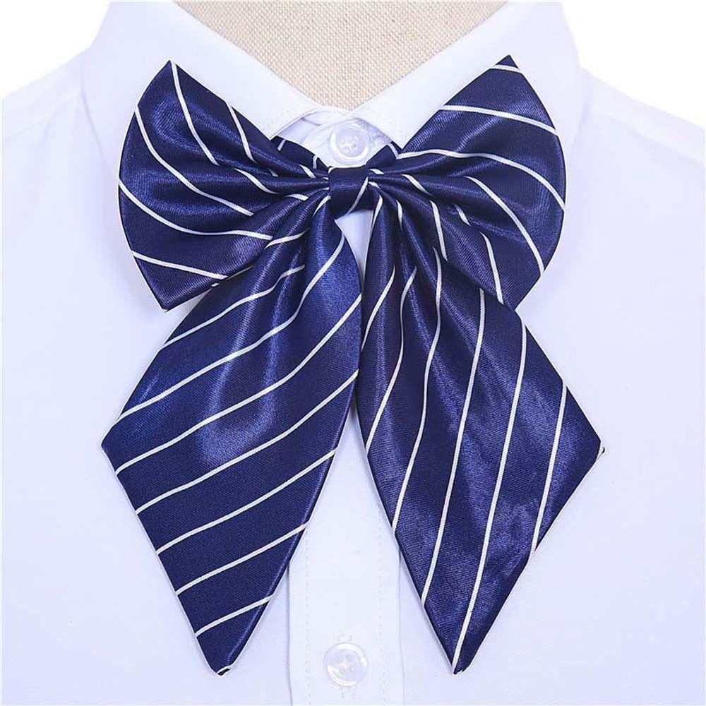 Корейский стиль стюардесса авиакомпании галстук в горошек JK униформа галстуки-бабочки галстуки с бантом дамы/девочки