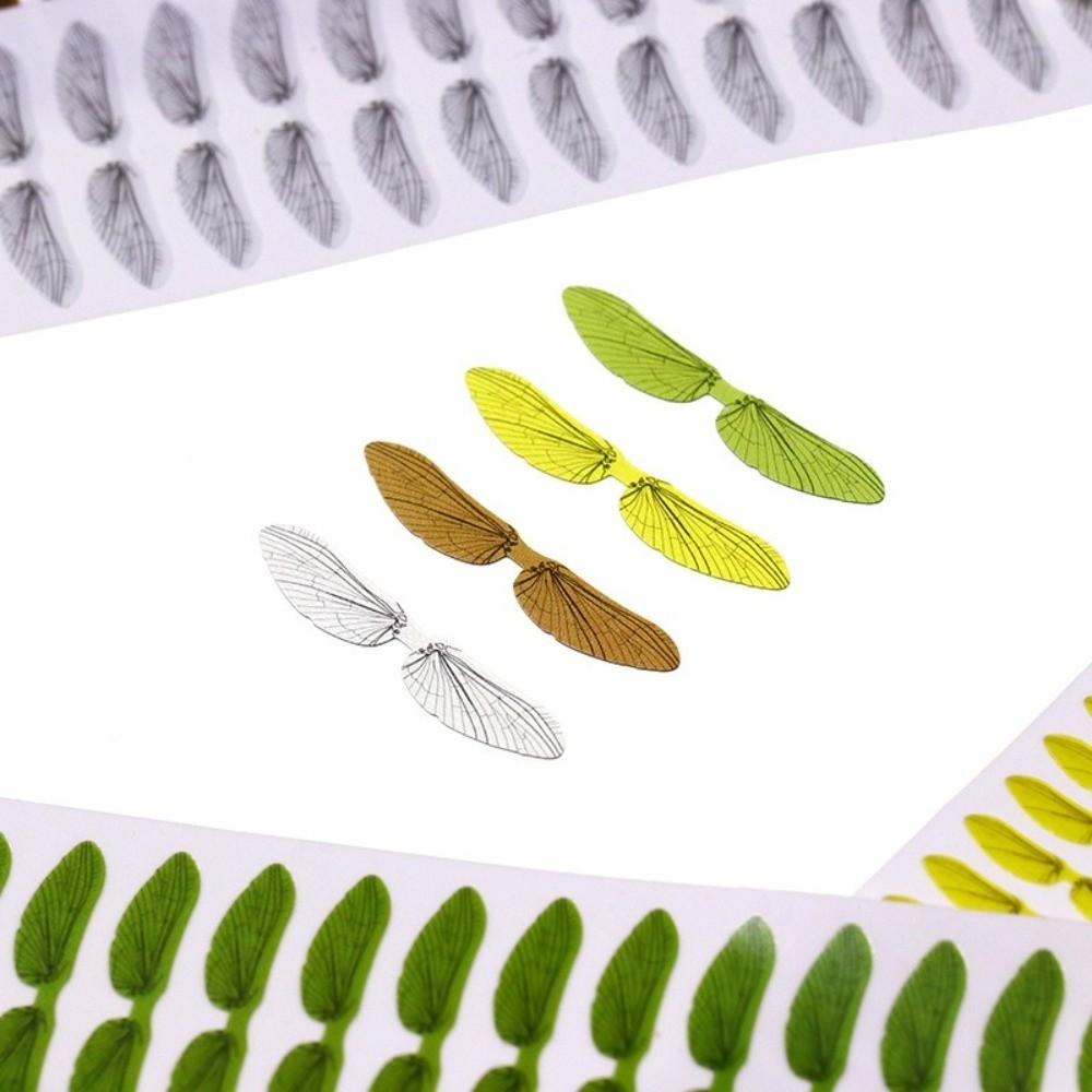 1Sheet Realistic Fly Tying Material Realistic Texture Insect Wings Trout Lures