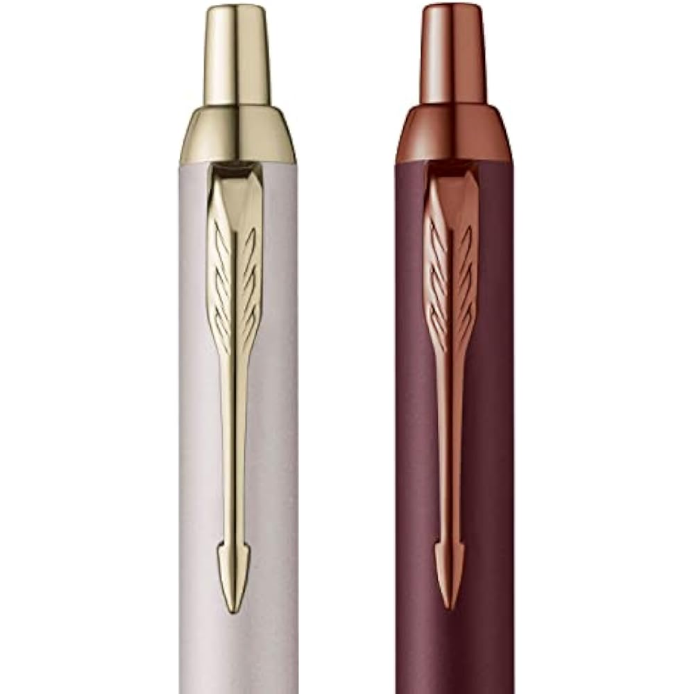 PARKER Parker Ballpoint Pen IM Monochrome Burgundy BGT Medium, Permanent Imported in Gift Box 219...