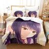 New Kawaii Hi Score Girl Bedding Set Single Twin Full Queen King Size Bed Set Adult Kid Bedroom Duvet Cover Sets Girls Anime Bed