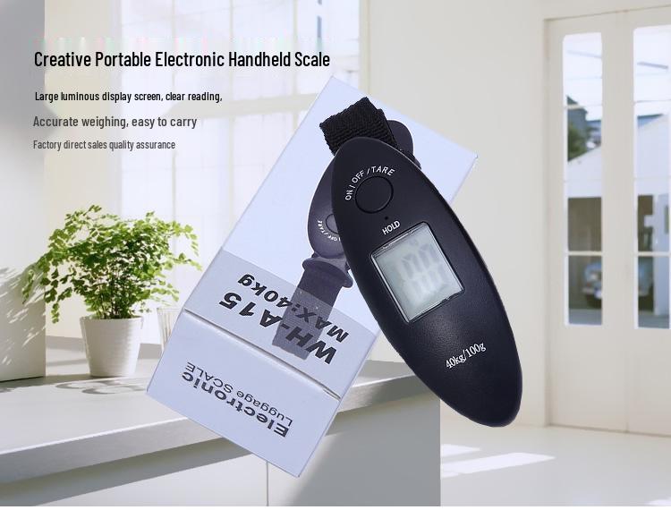 Портативные цифровые весы для багажа со светодиодной подсветкой - Точные и ручные для европейского и американского рынков