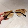 Metal Frame Sunglasses Men Women Polarized Uv Blocker For Outdoors And Driving