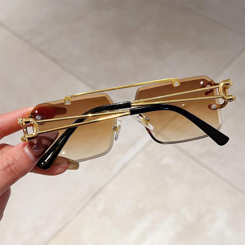 Metal Frame Sunglasses Men Women Polarized Uv Blocker For Outdoors And Driving