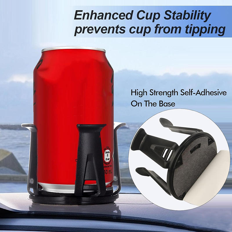 Universal Car Water Bottle Holder Cup Bottle Holder Multifunction Storage Adhesive Rack Drink Rack Interior Car Accessories