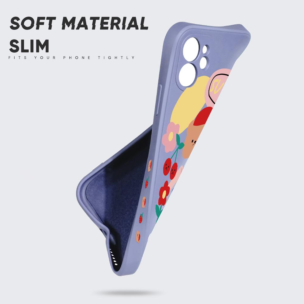 Чехол для телефона с милым мультяшным медведем для Redmi Xiaomi POCO Note 10 Pro 9 9A 9T 10C 8 7 11 Lite 5G X3 M3, мягкий чехол с квадратным краем, полная защита камеры, мягкий чехол из ТПУ