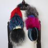 Women Winter Thick Keep Warm Real Fox Fur Scarf Natural Soft Fluffy Fur Scarves Lady Fashion Colorful 100% Real Fox Fur Mufflers