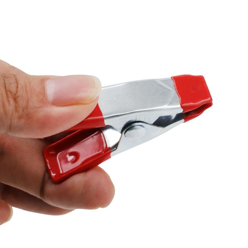 10Pcs 2 Inch Metal A-Shaped Spring Clip Multi-Purpose Woodworking Electrician Powerful Spring Clamps A Clip Hand Tools