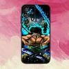 Чехол для телефона с аниме One P-Pieces Z-Zoro для Samsung S25, S24, S21, S22, S23, S30, Ultra, S20, Plus, Fe, Lite, Note, 10, 9, 5G Черный