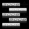 Металл Для Нового Peugeot 3008 2008 5008 Логотип Значок 3D Наклейки Эмблема на Крыло Наклейка Авто Аксессуары Буквенное Украшение SHYJR4 Стайлинг Автомобиля