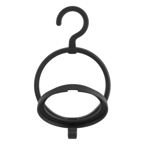 Вешалка для париков Крючок для хранения Гладкая поверхность Складная конструкция Многоцелевой легко подвешиваемый настенный держатель для париков